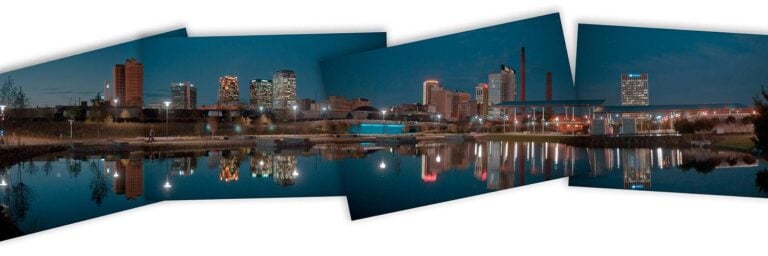 Downtown Birmingham skyline from the southern edge of Railroad Park. Photo by Walt Stricklin.