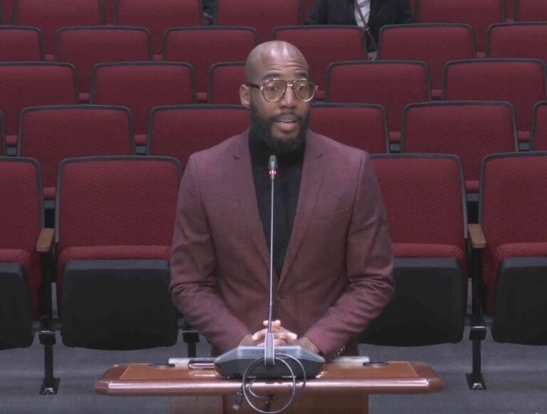 Cory Stallworth, deputy director of housing for the city of Birmingham, briefs the City Council on plans for a housing development in Smithfield during the Jan. 7, 2025 meeting. (Source: City of Birmingham livestream)