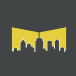 Image of portion of Birmingham, AL skyline viewed from the east as part of new BirminghamWatch branding.