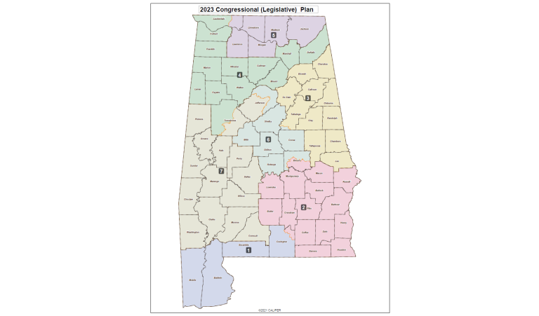 Federal congressional map approved by the U.S. Supreme Court on Jun. 2, 2026.